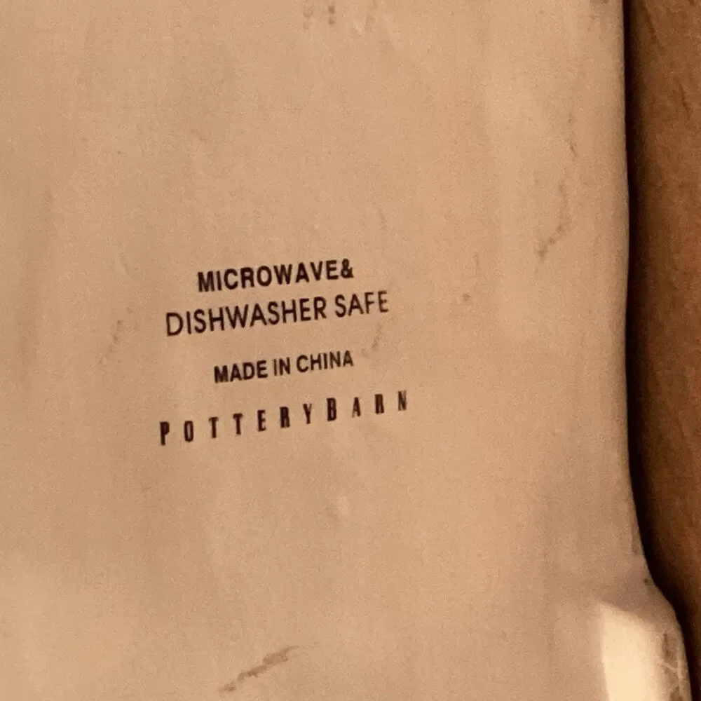 Pottery Barn these pottery